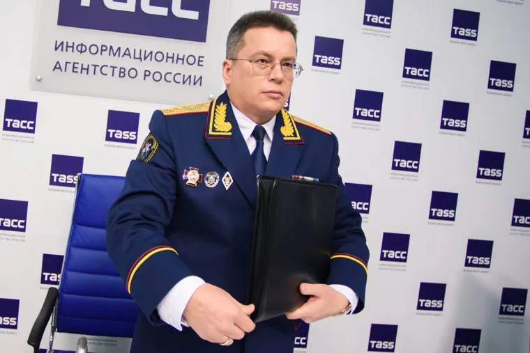 Пресс-конференция руководителя Уральского СУ на транспорте СК России Петра Решетникова. Екатеринбург