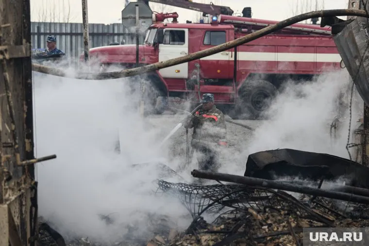 Пожар в колонии тушили два с половиной часа