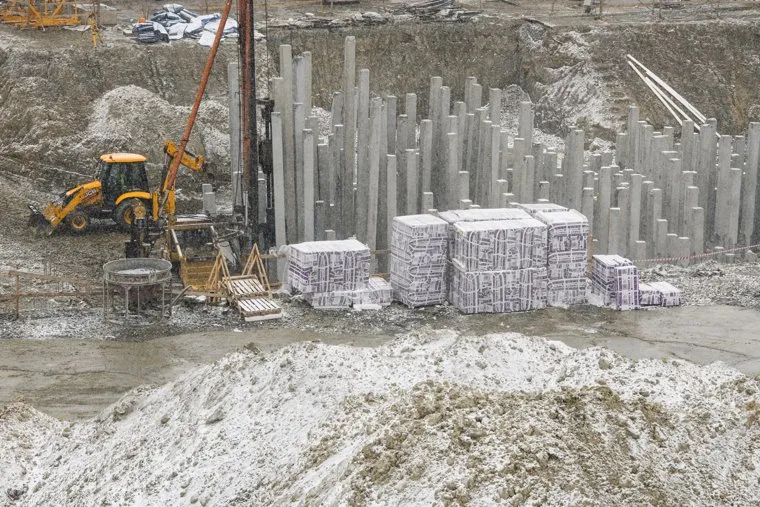 Первый снег. Екатеринбург