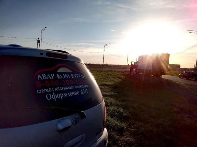 Аварийные комиссары оформили ДТП на выезде из Кургана