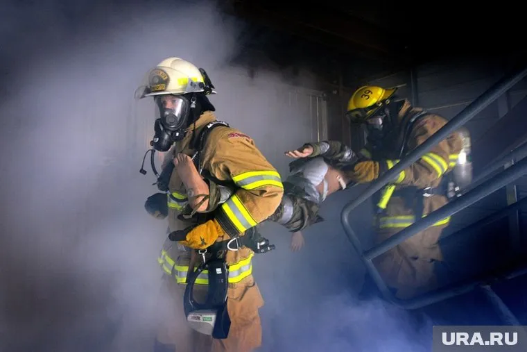 При пожаре пострадали 43 человека