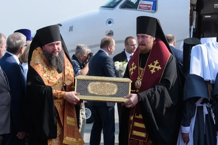 Прибытие Патриарха Кирилла в Екатеринбург