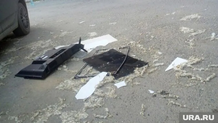 Телевизор выбросили из окна после проигрыша сборной России