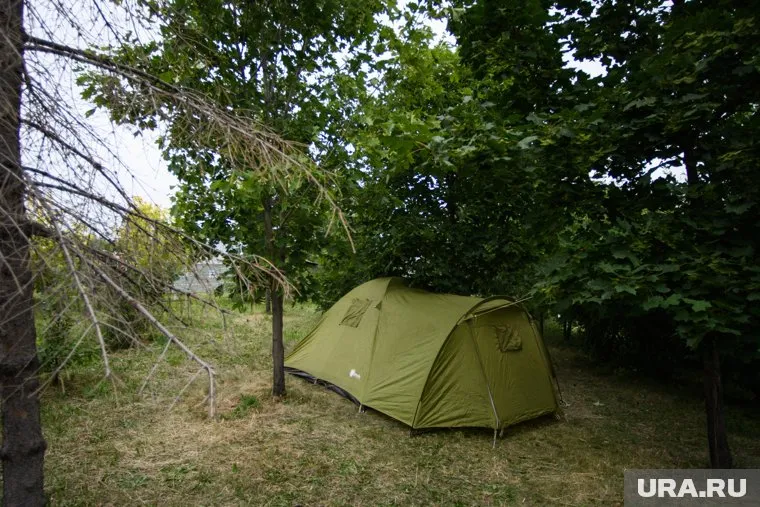 Силовики наткнулись на палатку зеков возле поселка (архивное фото)