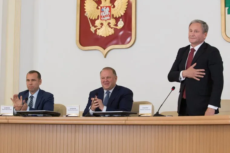 Полпред президента в УФО представил врио губернатора Курганской области Шумкова Вадима региону. г. Курган