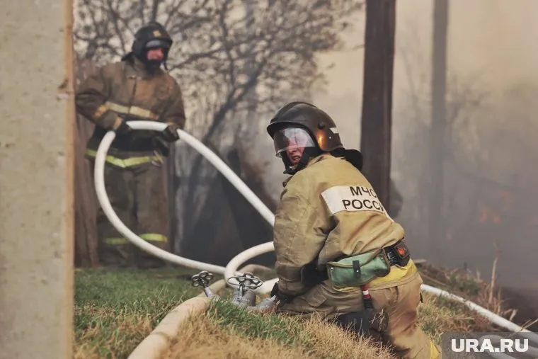 Пожары в Курганской области 27 апреля 2023 год