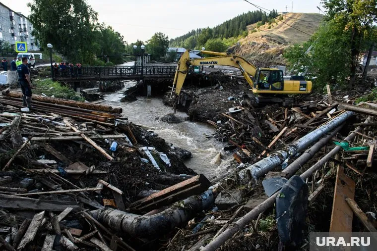 Улицы Нижних Серег затопило 20 июля