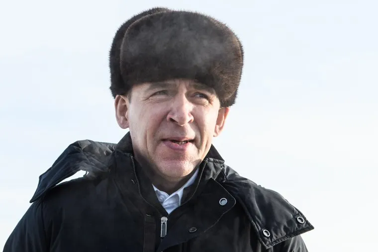 Участок строительства ЕКАД на пересечении с Челябинским трактом. Екатеринбург