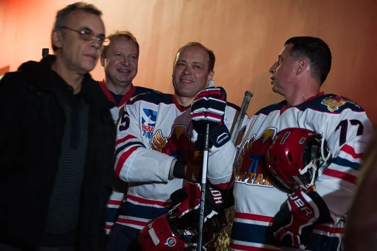 IV благотворительный хоккейный "Матч звезд" в КРК "Уралец". Екатеринбург