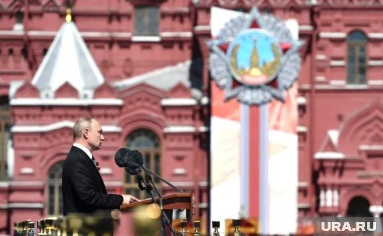 Владимир Путин сегодня выступил на Красной площади