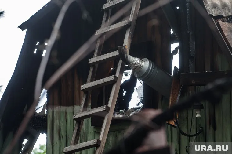 Дом женщины сгорел полностью (фото из архива)