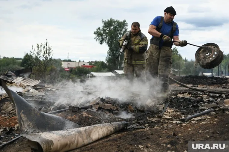 Первый пожар пришел со стороны Березовского