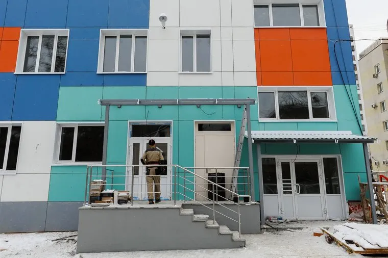 Строительство детского сада. Нацпроект. Челябинск